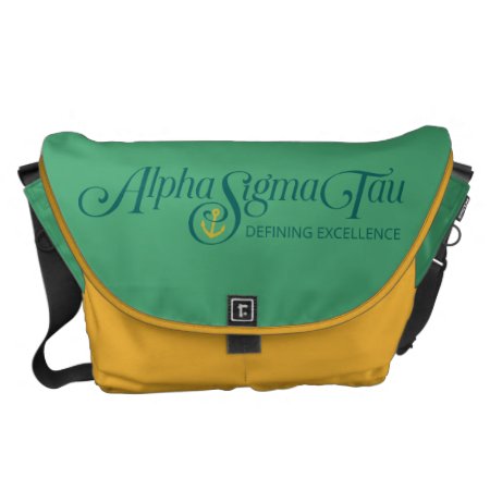 Alpha Sigma Tau Logo 2 Messenger Bag
