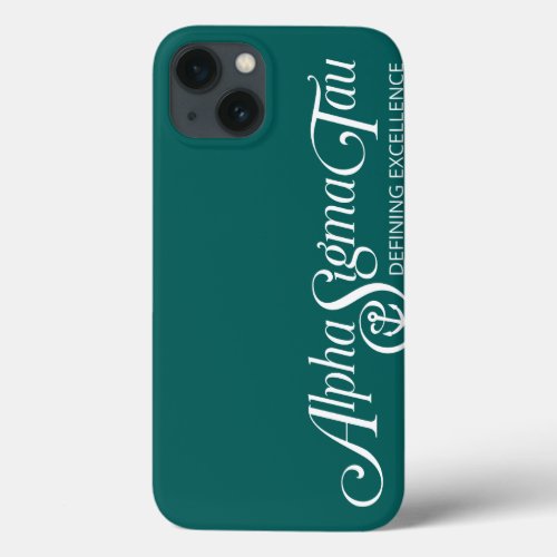 Alpha Sigma Tau Logo iPhone 13 Case