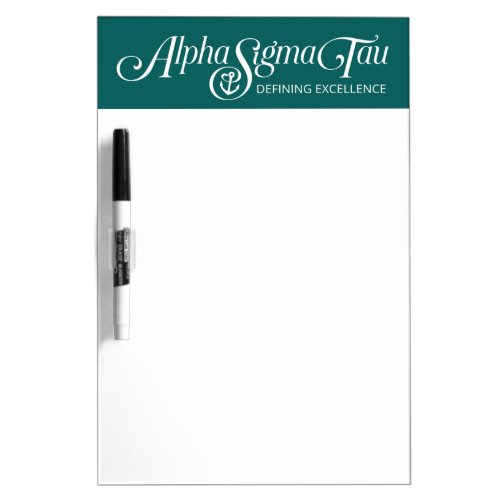 Alpha Sigma Tau Logo Dry_Erase Board
