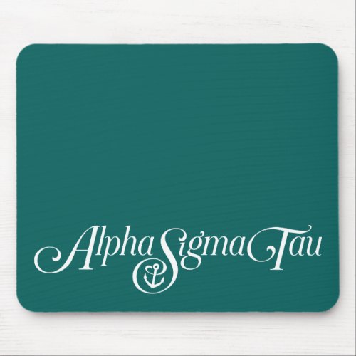 Alpha Sigma Tau Logo No Tagline 2 Mouse Pad