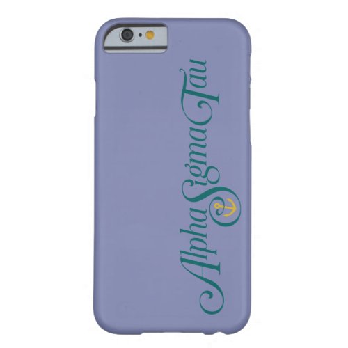 Alpha Sigma Tau Logo No Tagline Barely There iPhone 6 Case