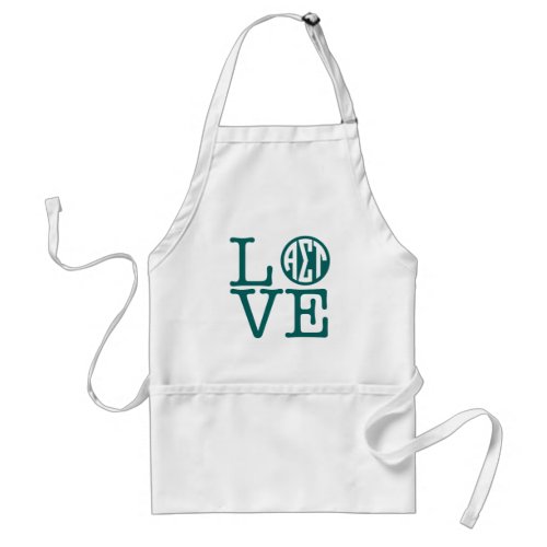 Alpha Sigma Tau Love Adult Apron