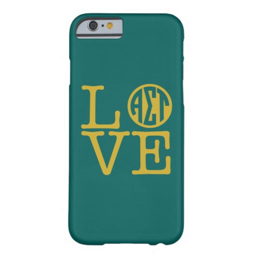 Alpha Sigma Tau Love Barely There iPhone 6 Case