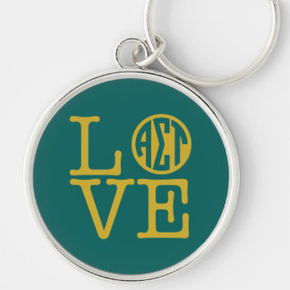 Alpha Sigma Tau Love Keychain