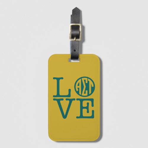 Alpha Sigma Tau Love Luggage Tag