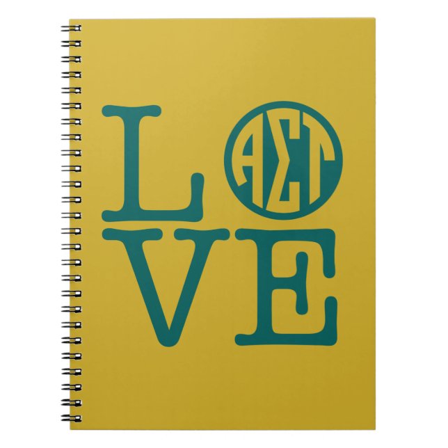 Alpha Sigma Tau Love Notebook (Front)