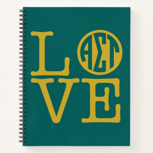 Alpha Sigma Tau Love Notebook