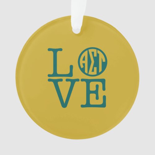 Alpha Sigma Tau Love Ornament
