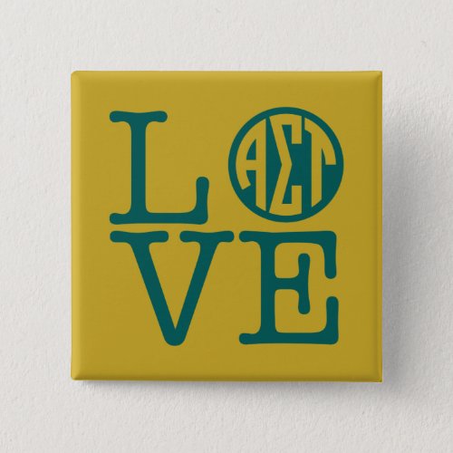 Alpha Sigma Tau Love Pinback Button