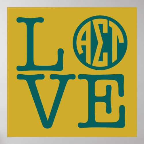 Alpha Sigma Tau Love Poster