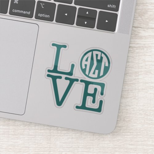 Alpha Sigma Tau Love Sticker