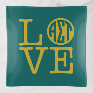 Alpha Sigma Tau Love Trinket Tray