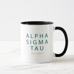 Alpha Sigma Tau Modern Type Mug
