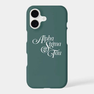 Alpha Sigma Tau Script iPhone 17 Case