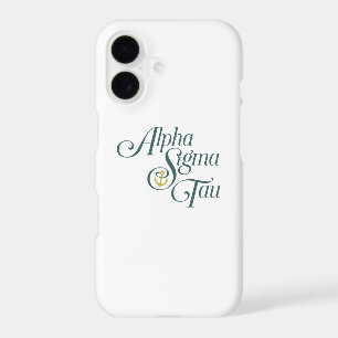 Alpha Sigma Tau Script iPhone 17 Case