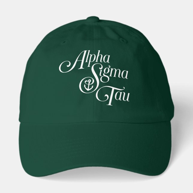 Alpha Sigma Tau Script Hat (Front)