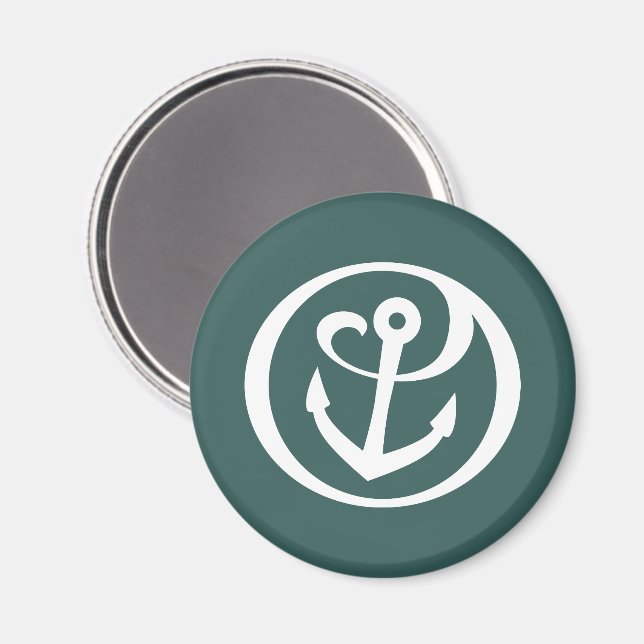 Alpha Sigma Tau Script Magnet (Front/Back)