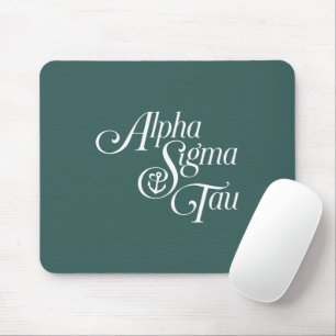 Alpha Sigma Tau Script Mouse Pad