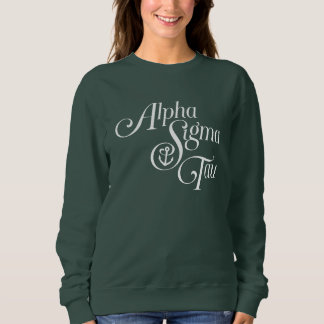 Alpha Sigma Tau Script Sweatshirt