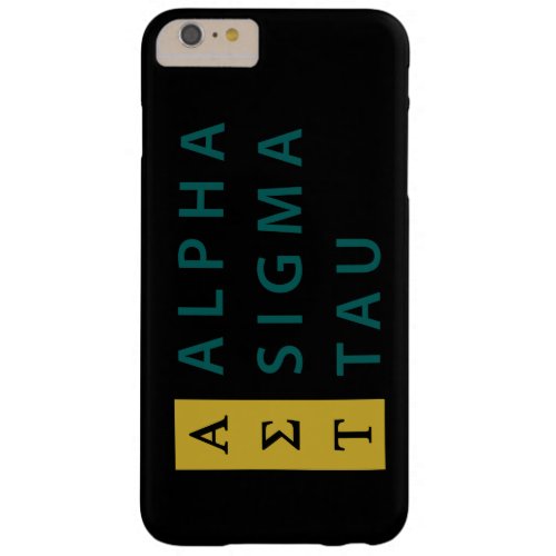Alpha Sigma Tau Stacked Barely There iPhone 6 Plus Case