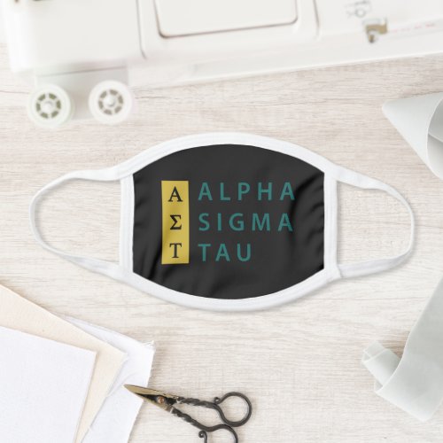 Alpha Sigma Tau Stacked Face Mask