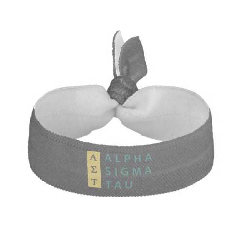 Alpha Sigma Tau Stacked Hair Tie