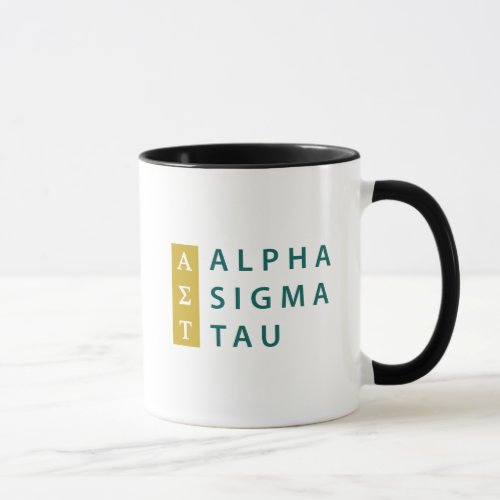 Alpha Sigma Tau Stacked Mug
