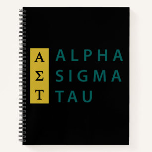 Alpha Sigma Tau Stacked Notebook