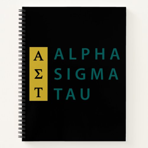 Alpha Sigma Tau Stacked Notebook
