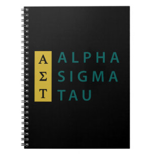 Alpha Sigma Tau Stacked Notebook