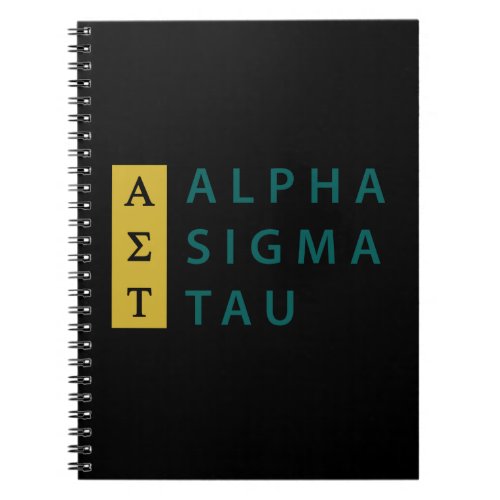 Alpha Sigma Tau Stacked Notebook