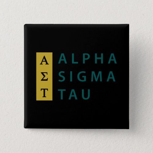 Alpha Sigma Tau Stacked Pinback Button