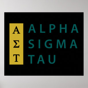 Alpha Sigma Tau Stacked Poster