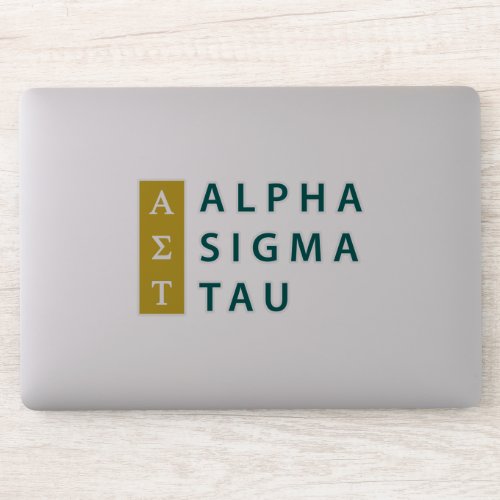 Alpha Sigma Tau Stacked Sticker