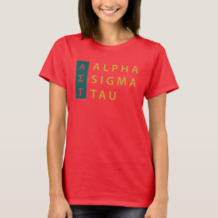 Alpha Sigma Tau Stacked T-Shirt