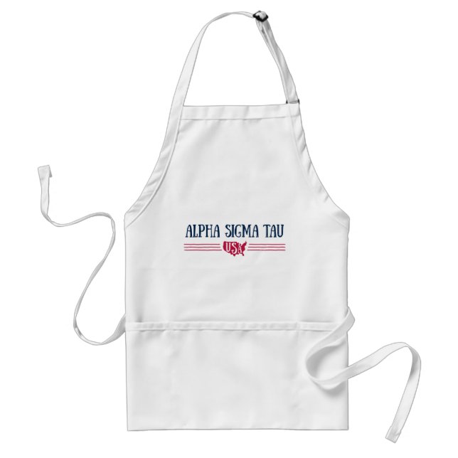 Alpha Sigma Tau USA Adult Apron (Front)