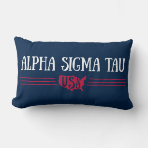 Alpha Sigma Tau USA Lumbar Pillow