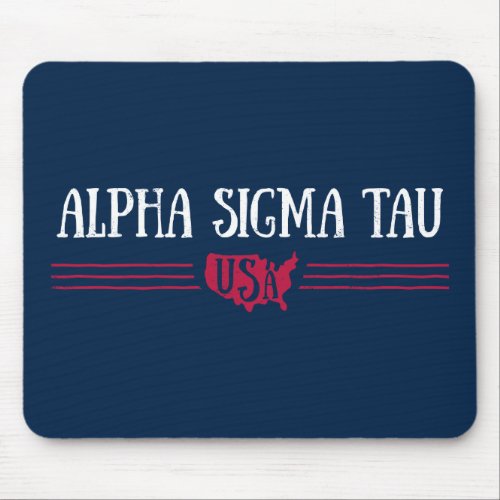 Alpha Sigma Tau USA Mouse Pad