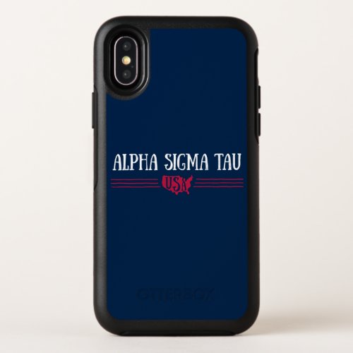 Alpha Sigma Tau USA OtterBox Symmetry iPhone X Case