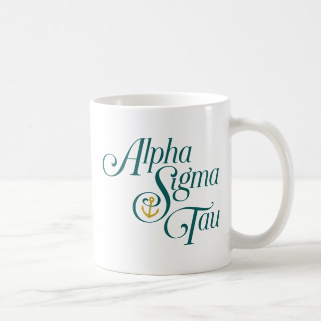 Alpha Sigma Tau Vertical Mark 2 Coffee Mug (Right)