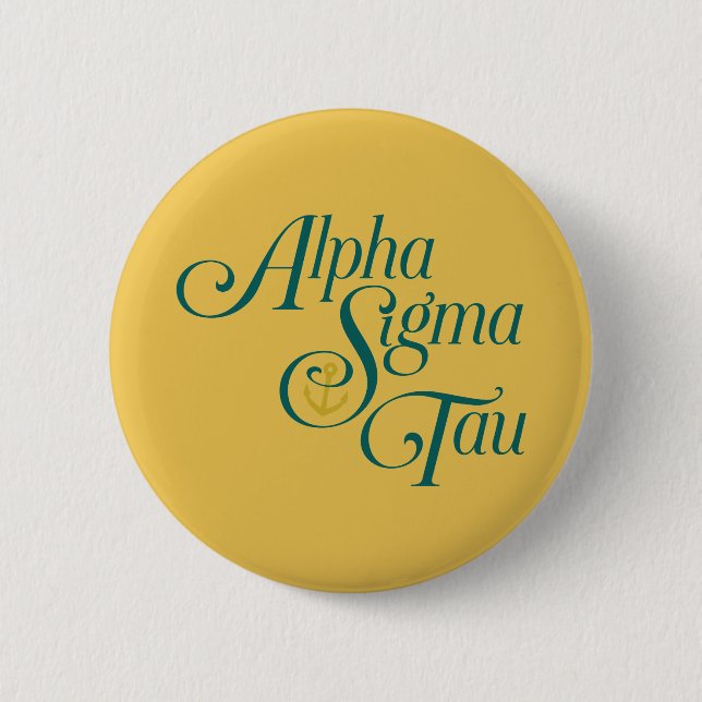 Alpha Sigma Tau Vertical Mark 2 Pinback Button (Front)
