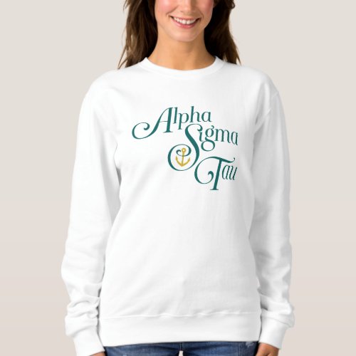 Alpha Sigma Tau Vertical Mark 2 Sweatshirt