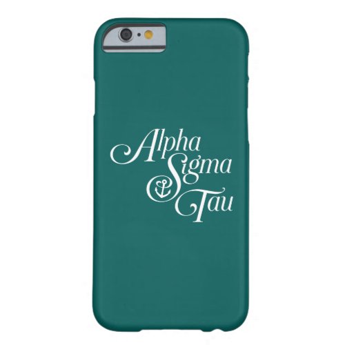 Alpha Sigma Tau Vertical Mark Barely There iPhone 6 Case
