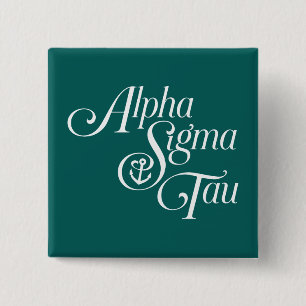 Alpha Sigma Tau Vertical Mark Pinback Button