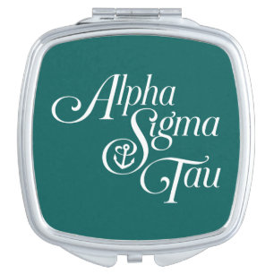 Alpha Sigma Tau Vertical Mark Vanity Mirror