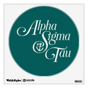 Alpha Sigma Tau Vertical Mark Wall Decal