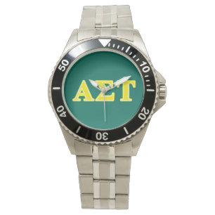 Alpha Sigma Tau Yellow Letters Watch