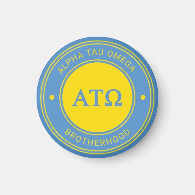 Alpha Tau Omega | Badge Magnet (Front)