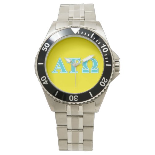 Alpha Tau Omega Blue Letters Watch