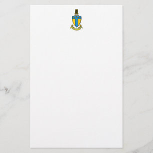 Alpha Tau Omega Color Crest Stationery